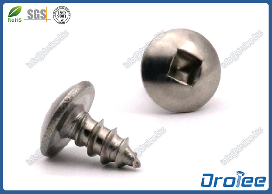 China 18-8 / 410 Stainless Steel Robertson Square Drive Truss Head Sheet Metal Screws supplier