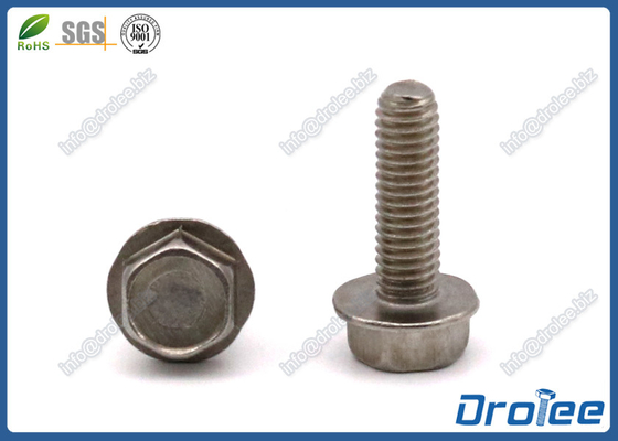 China 304/316 Stainless Steel Indented Hex Washer Head Machine Screws supplier